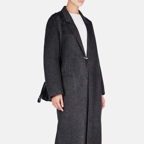 [SOLD] Acne Studios Charcoal Cashmere Wool Coat - Picture 4 of 8
